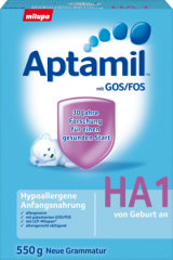Aptamil Гипоаллергенное	 Начальное питание	 HA 1 с рождения, 550 г