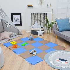 LittleTom Puzzlematte Uni Braun Dunkelblau 20 Teile Коврик-пазл Uni Brown Dark Blue 20 деталей