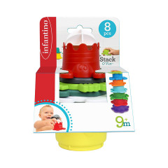 Infantino Badespielzeug Stapelbecher Кубок для игрушек для ванной