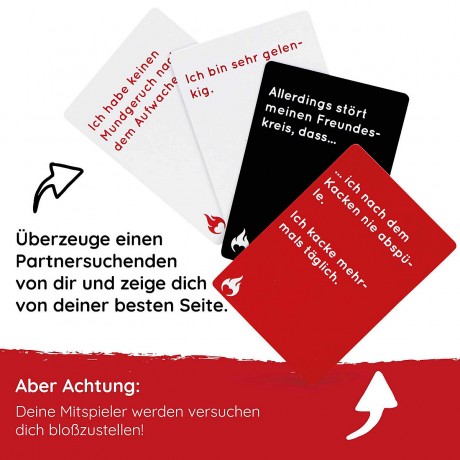 Simon und Jan Superlike Partyspiel mit schwarzem Humor  Improvisation Невероятная игра для вечеринок с импровизацией черного юмора