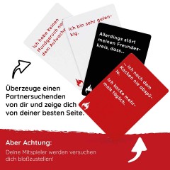 Simon und Jan Superlike Partyspiel mit schwarzem Humor  Improvisation Невероятная игра для вечеринок с импровизацией черного юмора