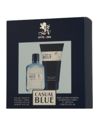 Otto Kern (Отто Керн)  casual blue Him Eau de Toilette Туалетная вода Spray Спрей, Geschenkset Подарочный набор: Eau de Toilette Туалетная вода Spray Спрей 30 мл + Hair &amp; Body Shampoo 75 мл / 1 шт.