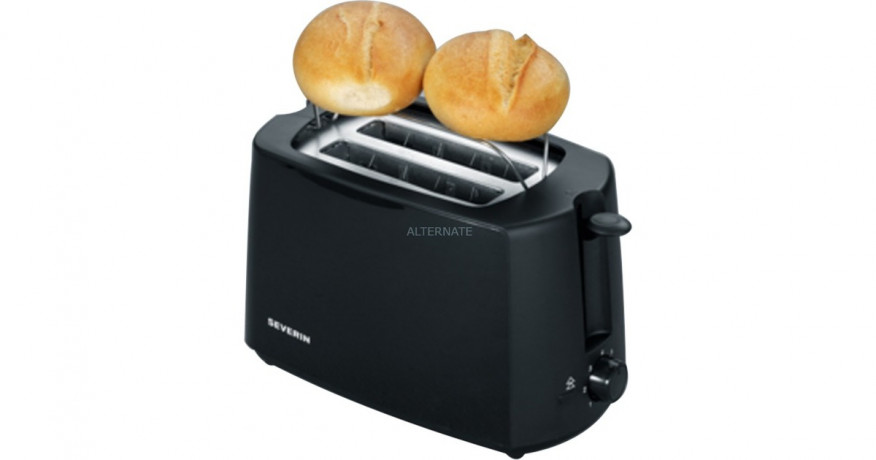 Severin Severin Automatik-Toaster AT 2287 schwarz, 700 Watt, fur 2 Scheiben Toast  schwarz Автоматический тостер Severin AT 2287 черный, 700 Вт, на 2 ломтика тостов
