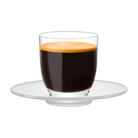 Eisch Eisch Superior SensisPlus Glass Espressoobertasse 0,10 L mit satinierter Espressountertasse 11,5 cm Eisch Superior SensisPlus Стеклянная чашка для эспрессо 0,10 л с сатиновым блюдцем для эспрессо 11,5 см
