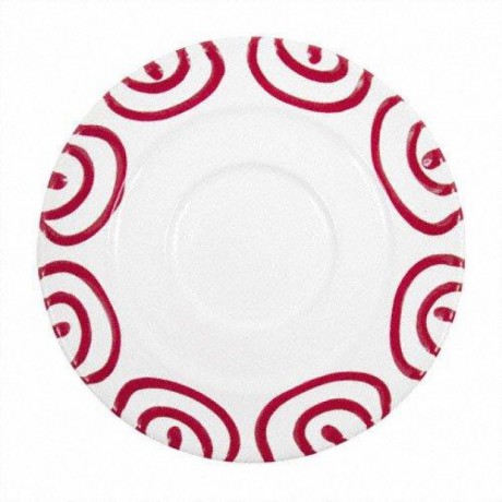 Gmundner Keramik Gmundner Keramik Rotgeflammt Kaffee-Untertasse Gourmet d: 16 cm Gmundner керамическое блюдце для кофе с красным пламенем Gourmet d: 16 см