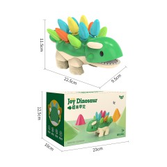 Vicabo Ankylosaurus Dino Dinosaurier Baby Kleinkinder Lernspielzeug Montessori Spielzeug Lernspiele fur Kinder Ankylosaurus Dino Dinosaur Baby Toddler Развивающие игрушки Монтессори-игрушки Развивающие игры для детей