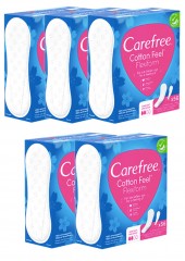 Carefree Slipeinlage Cotton Feel Flexiform ohne Duft 56 St, Карефри Ежедневные прокладки с хлопком Флексиформ 56шт, 5 упаковок (280 шт)