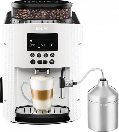 Krups Krups Kaffeevollautomat EA8161 Espresso Kaf­fee­voll­au­to­mat INKLUSIVE XS6000 Pisa weiss  Полностью автоматическая кофемашина Krups EA8161 Полностью автоматическая кофемашина Espresso ВКЛЮЧАЯ XS6000 Pisa white