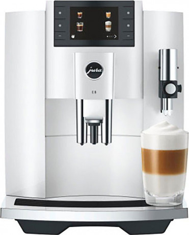 JURA JURA Kaffeevollautomat 15585 E8 Piano White (EC)  Полностью автоматическая кофемашина JURA 15585 E8 Piano White (EC)