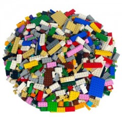 LEGO LEGO Steine Bunt gemischt - 300 Stuck - Colorful brick mix Кубики LEGO смешанные - 300 штук - Разноцветная смесь кирпичей