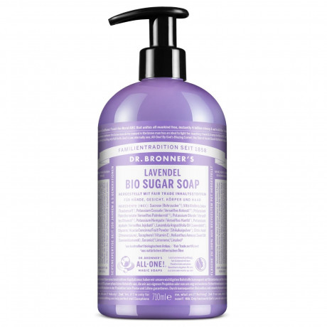 Dr. Bronner's Lavendel Bio Sugar Soap Органическое сахарное мыло с лавандой
