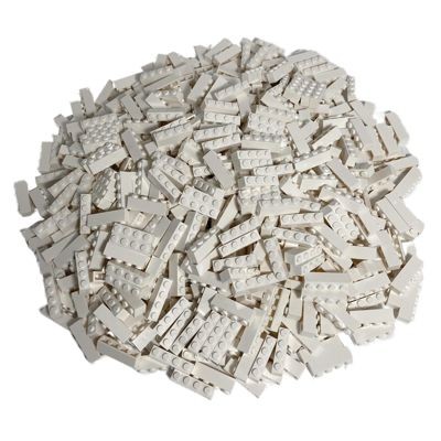 LEGO LEGO 1x4 Steine Weiss - 500 Stuck - White Bricks 3010 LEGO 1x4 кубики белого цвета — 500 штук — White Bricks 3010