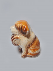 Marilys Декоративная фигурка-перечница "Сенбернар - собака-поводырь", 9 x 7,5см, Германия, 1960-70гг.