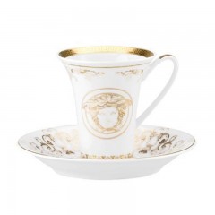 Rosenthal meets Versace Rosenthal Versace Medusa Gala Gold Espresso-/Mokkatasse 2-tlg. 0,09 L Чашка Rosenthal Versace Medusa Gala Gold для эспрессо/мокко 2 шт. 0,09 л