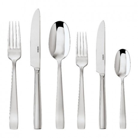 Sambonet Sambonet Flat - Edelstahl 18/10 Besteckset 36-tlg. Vollheft / Monoblock Sambonet Flat - набор столовых приборов из нержавеющей стали 18/10 36 предм. Полный буклет/моноблок