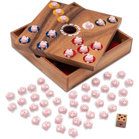 LOGOPLAY Pig Hole fur 2 bis 6 Spieler Свиная нора от 2 до 6 игроков