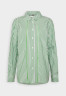 Tommy Hilfiger STRIPE Button-down blouse nola/spring lime STRIPE Блузка на пуговицах нола / весенний лайм