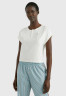 Tommy Hilfiger SIGNATURE TAPE  Pyjama top ecru SIGNATURE TAPE Пижамный топ экрю