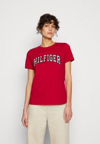 Tommy Hilfiger VARISTY HILFIGERC Print T-shirt royal berry VARISTY HILFIGERC Футболка с принтом королевская ягода