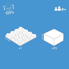 Hubelino  Puzzle 410191 Welt der Dinosaurier (35-teilig)  Пазл 410191 Мир динозавров (35 деталей)