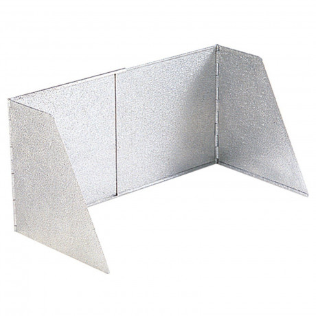 Crespo Crespo Gaskocher Gaskocher Windschutz Camping Kocher, Outdoor Wind Schild Screen Faltbar, Schutzt die Flamme, so dass diese langer und besser brennt  Газовая плита Crespo, газовая плита, защита от ветра, походная печь, складной ветрозащитный экран 