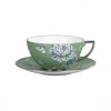 Wedgwood Wedgwood 'Jasper Conran Chinoiserie Green' Kaffeetasse / Teetasse 0,23 L mit Untertasse 2-tlg. Wedgwood "Jasper Conran Chinoiserie Green" Чашка кофейная/чайная 0,23 л с блюдцем, 2 предм.