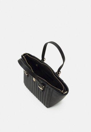 Tommy Hilfiger TIMELESS SMALL TOTE QUILTED Handbag black TIMELESS SMALL TOTE SQUILTED Сумка черный