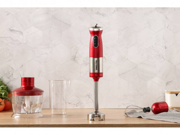 SWISS PRO+ SWISS PRO+ Stabmixer 3-in-1 Stabmixer Edelstahlstab Perfekt fur die Kuche, 700,00 W  Погружной блендер SWISS PRO+ Ручной блендер 3-в-1 с палочкой из нержавеющей стали — идеально подходит для кухни, 700,00 Вт