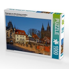 CALVENDO Puzzle CALVENDO Puzzle Eingangstor zur Albrechtsburg im Meissen Пазл CALVENDO Puzzle Входные ворота в Альбрехтсбург в Мейсене