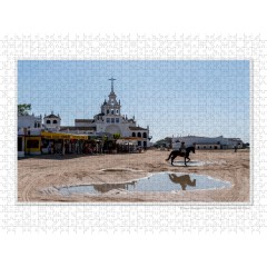 CALVENDO Puzzle CALVENDO Puzzle Emotionale Momente: El Rocio – Spaniens weltberuhmter Wallfahrtsort. Пазл CALVENDO Puzzle Эмоциональные моменты: Эль-Росио – всемирно известное место паломничества в Испании.
