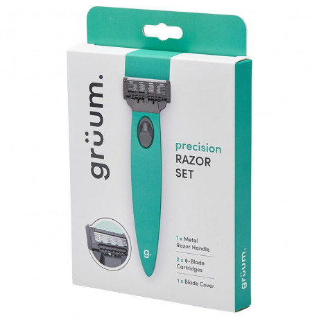 Gruum Prazisions-Rasierset Meeresgrun Набор для точного бритья