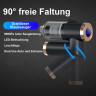 TUABUR TUABUR Akku-Handstaubsauger 9000PA kabelloser Mini-Autostaubsauger mit LED-Beleuchtungsfunktion, Zusammenklappbarer 3-in-1-Multifunktions-Kleinstaubsauger Grun Беспроводной ручной пылесос TUABUR 9000PA Беспроводной мини-автомобильный пылесос с функ