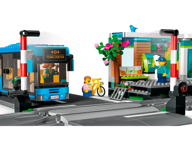 Lego Bahnhof Железнодорожная станция