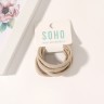 SOHO Alena Haargummis Beige Алена резинки для волос