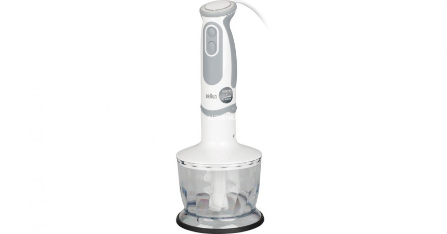 Braun Braun MultiQuick 5 Vario MQ 5235, Stabmixer weiss/hellgrau  weiss/hellgrau Braun MultiQuick 5 Vario MQ 5235, погружной блендер белый/светло-серый