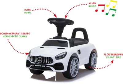 Jamara Rutscher Mercedes-Benz AMG GT weiss Райдер Mercedes-Benz AMG GT белый