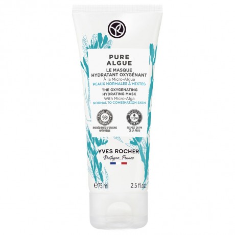 Yves Rocher Pure Algue Skin Oxygen Feuchtigkeitsmaske Кислородная увлажняющая маска Pure Algue Skin