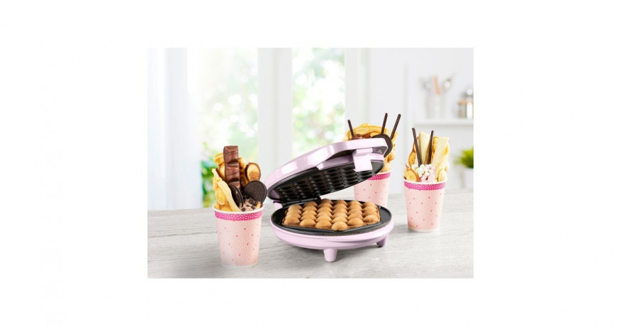 Bestron Bestron Bubble-Waffeleisen ABWM300P rosa, 700 Watt rosa Вафельница Bestron Bubble ABWM300P розовая, 700 Вт
