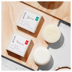 Gruum har Plastikfreies  festes Shampoo Nahrend  har Plastic Free Shampoo Bar Питательный