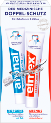 elmex Зубная паста Mundhygiene-Set 1x elmex + 1x aronal, 150 мл