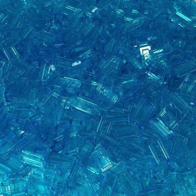 LEGO LEGO 1x2 Fliesen durchsichtiges Hellblau - 100x - Tile 3069b Плитки LEGO 1x2 Полупрозрачный светло-голубой — 100x — Плитка 3069b