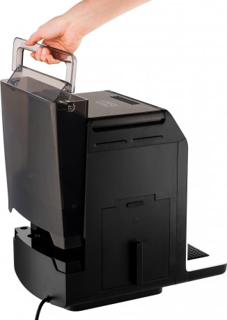 Krups Krups Kaffeevollautomat EA8911 Evidence, inkl. Milchbehalter, intuitiver OLED-Display, intuitiver OLED-Display + Emsa Travel Mug Compact (schwarz) 0,3 l  Полностью автоматическая кофемашина Krups EA8911 Evidence, включая контейнер для молока, интуит