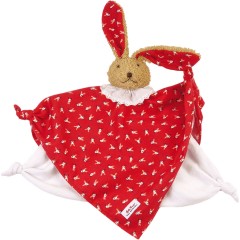 Kathe Kruse Klassik Schmusetuch Hase rot Классическая салфетка кролик красная