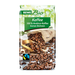 REWE Bio Обжаренный кофе цельнозерновой 1кг
