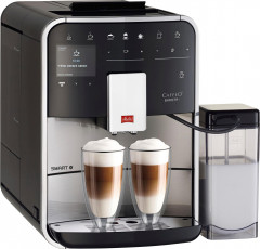 Melitta Melitta Kaffeevollautomat Barista T Smart F 84/0-100, Edelstahl, Hochwertige Front aus Edelstahl, 4 Benutzerprofile  18 Kaffeerezepte  Полностью автоматическая кофемашина Melitta Barista T Smart F 84/0-100, нержавеющая сталь, высококачественная ли