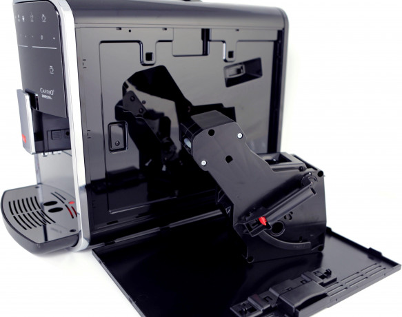 Melitta Melitta Kaffeevollautomat Barista T Smart F 84/0-100, Edelstahl, Hochwertige Front aus Edelstahl, 4 Benutzerprofile  18 Kaffeerezepte  Полностью автоматическая кофемашина Melitta Barista T Smart F 84/0-100, нержавеющая сталь, высококачественная ли