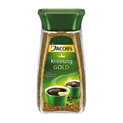 Jacobs Kronung Кофе Gold растворимый  200г