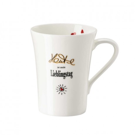 Hutschenreuther Hutschenreuther My Mug Collection Wort - Lieblingstag Becher mit Henkel 0,40 L Hutschenreuther My Mug Collection Word - Кружка Favourite Day с ручкой 0,40 л