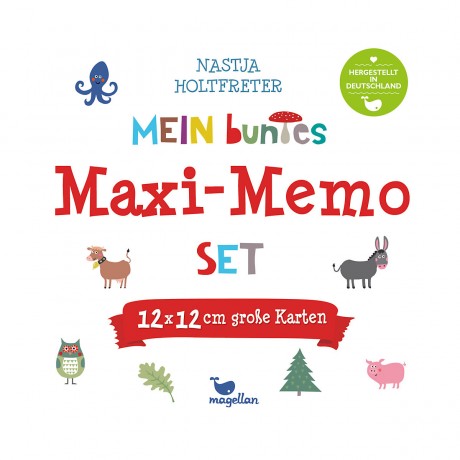 Magellan Verlag Mein buntes Maxi-Memo-Set (Kinderspiel) Мой красочный набор макси-памяток (Детская игра)