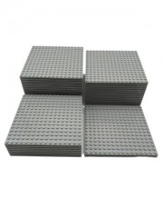 LEGO LEGO 16x16 Bauplatten Hellgrau - 20 Stuck - Light bluish grey 91405 Строительные пластины LEGO 16x16 светло-серые — 20 штук — светло-голубовато-серые 91405